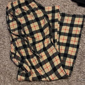 Beverly Hills Polo Club Black and Cream Checkered Pants